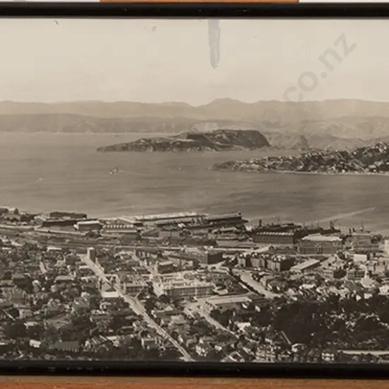 R P Moore - Panorama of Wellington from Wireless Station 1923