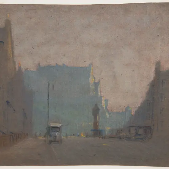 John Weeks - Untitled (European City Scene)