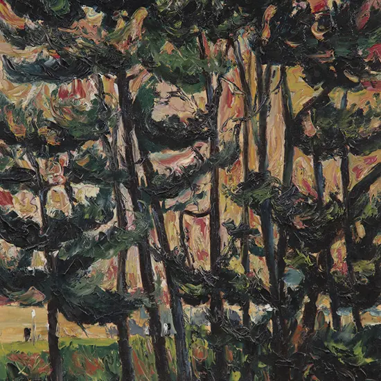 Sam Cairncross - Pine Trees at Sunset