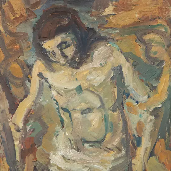 Mountford Tosswill Woollaston - The dead Christ after Bellini