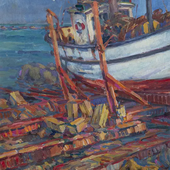 Rudolph Gopas - Kaikoura Slipway & Sketch