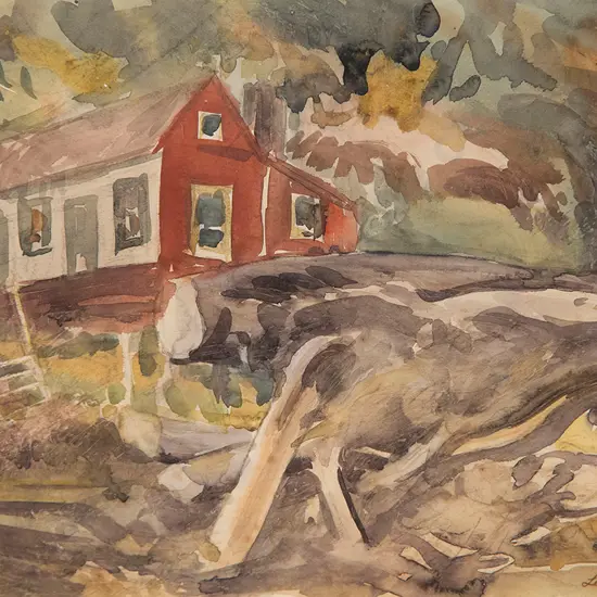Eric Lee Johnson - House at Mahurangi