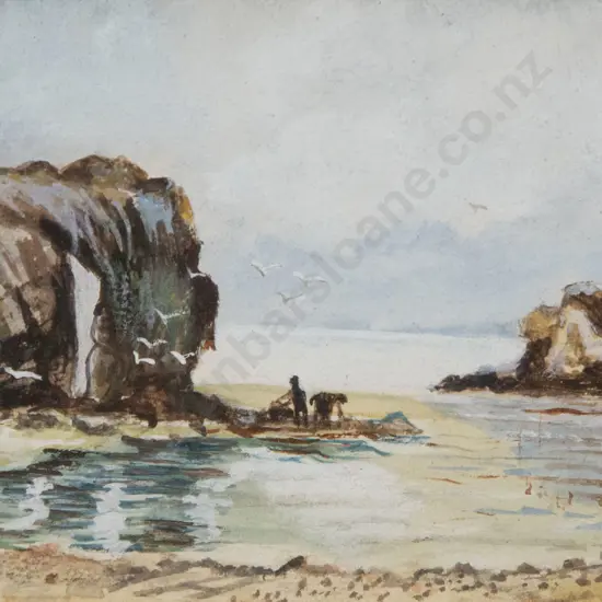 Harry Linley Richardson - Oyster Gatherers