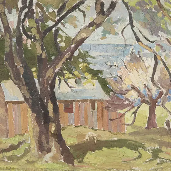 Max Walker - Barn & Trees