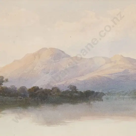 Frank Wright - Mountain Lake Scene