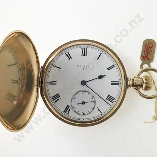 14ct Hunter Cased Pocket Watch