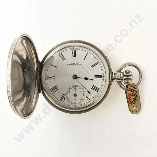 S/S Hunter Cased Small Pocket Watch