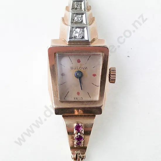 Bulova 14ct Cocktail Wristwatch