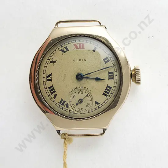 Vintage 14ct Cased Ladies Wristwatch by Elgin