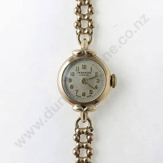 9ct Mid C20th Ladies Dress Watch