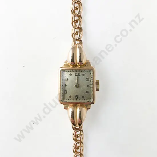 Vintage 18ct Cased Ladies Wristwatch