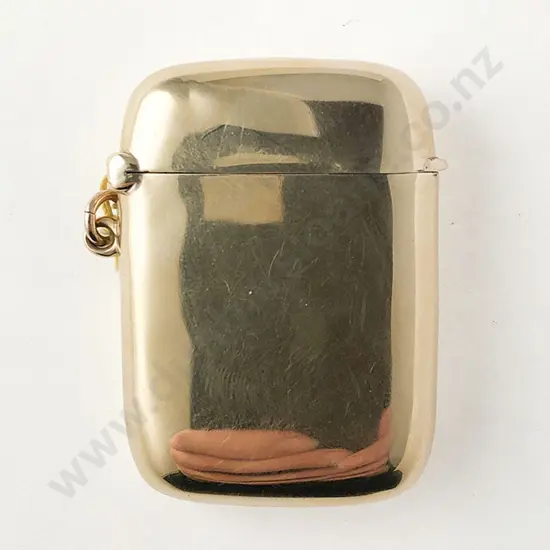 9ct Plain Vesta Case