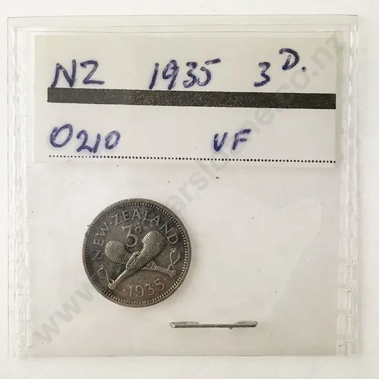 NZ 1935 Threepence 3d