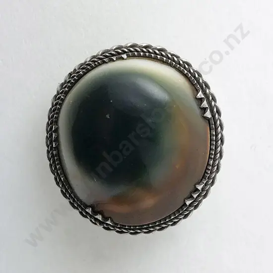 NZ S/S Single Cats Eyes Brooch