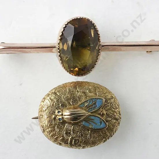 15ct and 9ct Brooches