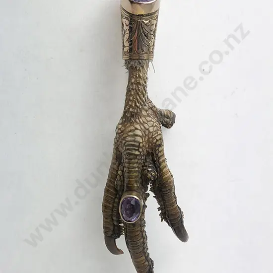 Victorian 9ct Mounted  Grouse Claw Brooch