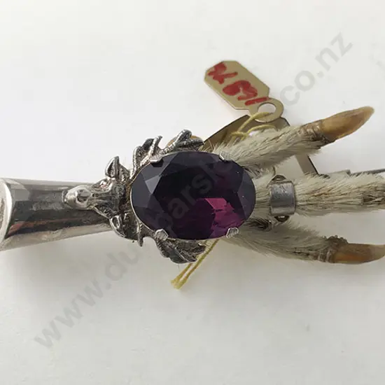 S/S Mounted Grouse Claw Brooch