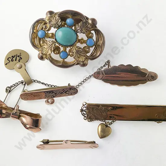 Six Various PIn Brooches