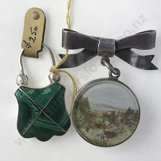 S/S Fob Brooch and Padlock Clasp