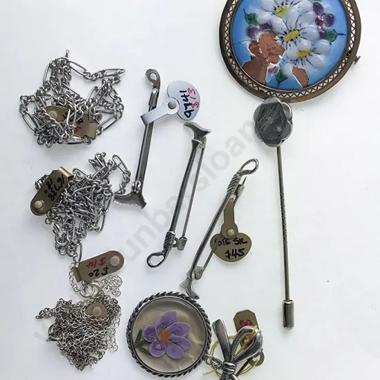 Three S/S Bar Brooches