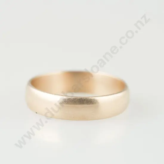 9ct Plain Wedding Band