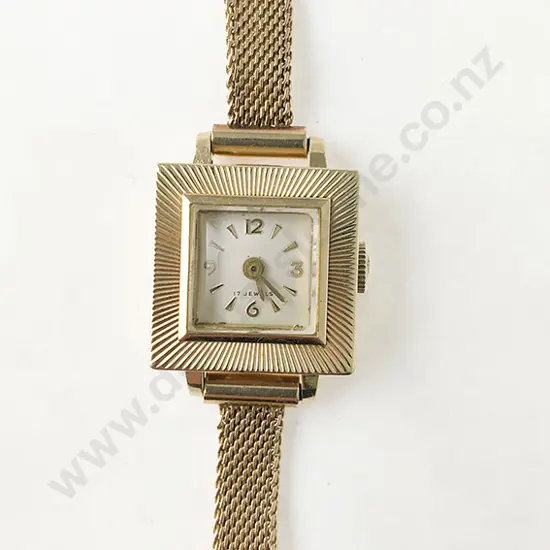 Vintage All 14ct LeCoultre Ladies Wrist Watch