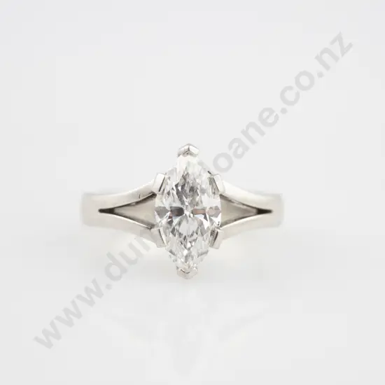 Platinum Solitaire Diamond Ring