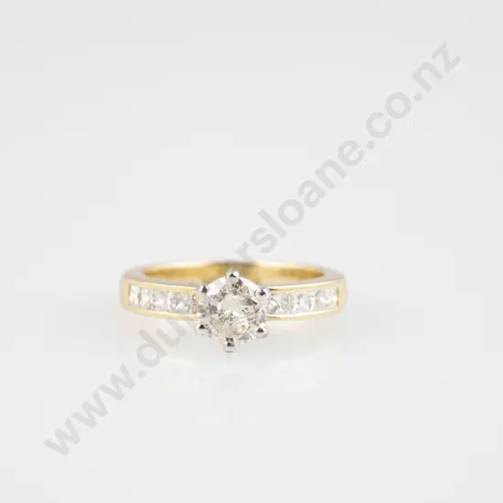 18ct Solitaire Diamond Ring