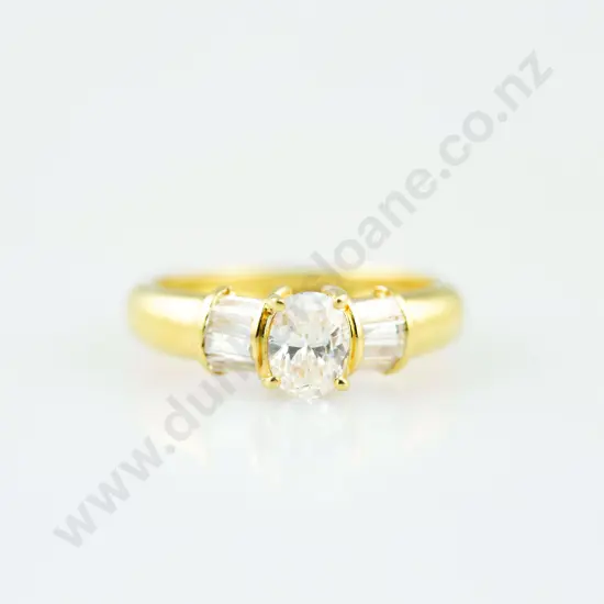 18ct Solitaire Diamond Ring