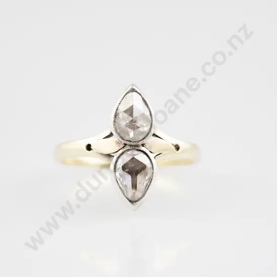 18ct Two Stone DIamond Ring