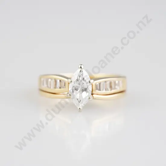 14ct Solitaire Diamond Ring