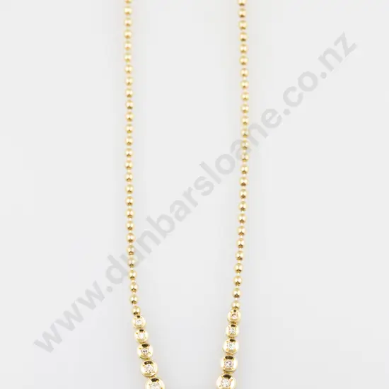 18ct 13stone Diamond Necklace