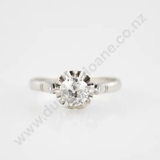 Platinum Solitaire DIamond Ring