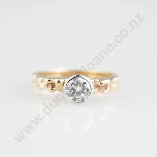14ct Solitaire Diamond Ring