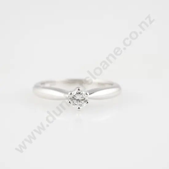 Platinum Solitaire Diamond Ring