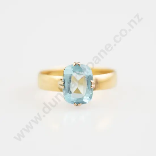 Victorian SIngle Topaz RIng
