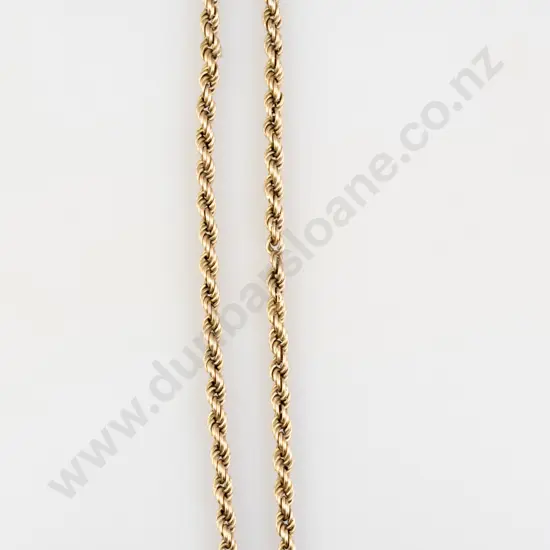 9ct Rope Twist Neck Chain