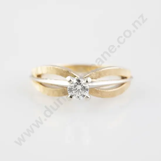 14ct Solitaire Diamond Ring