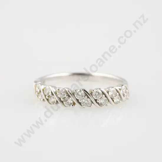 9ct 14stone Diamond Band Ring
