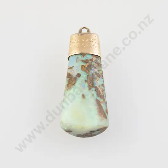 9ct Mounted Opal Nugget Penant