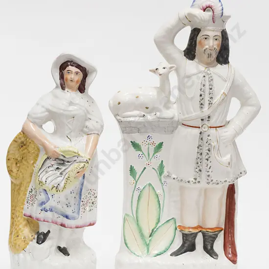 Two Victorian Staffordshire Figures