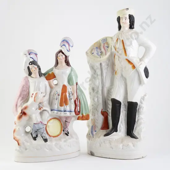 Two Victorian Staffordshire Figures