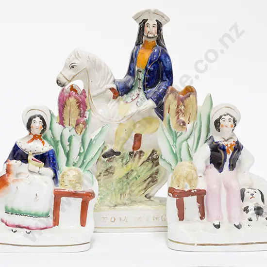 Three Victorian Staffordshire Figures