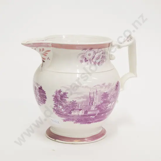 Large Victorian Sunderland Lustre Jug