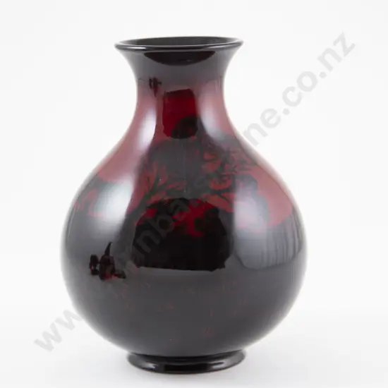 Royal Doulton Flambe Spherical Vase