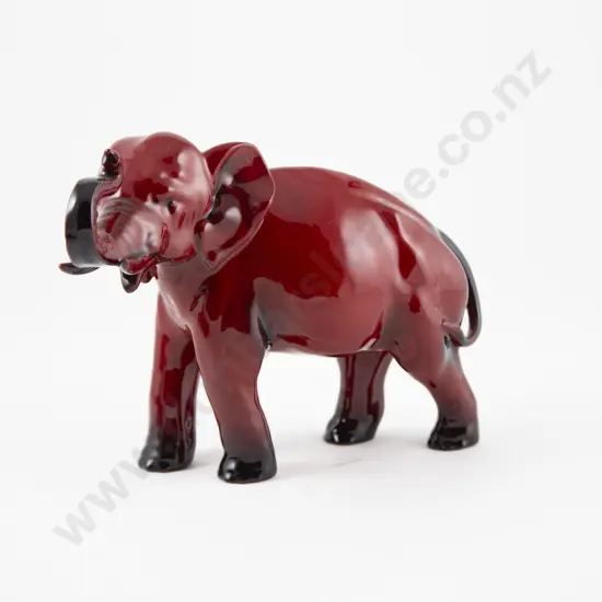Royal Doulton Flambe Model of an Elephant