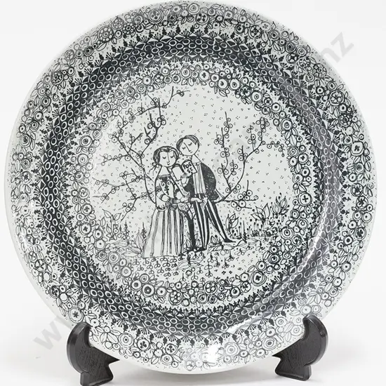 Danish Wall Plate & Small Jug (2)