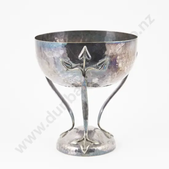 Art Nouveau S/P Planished Bowl