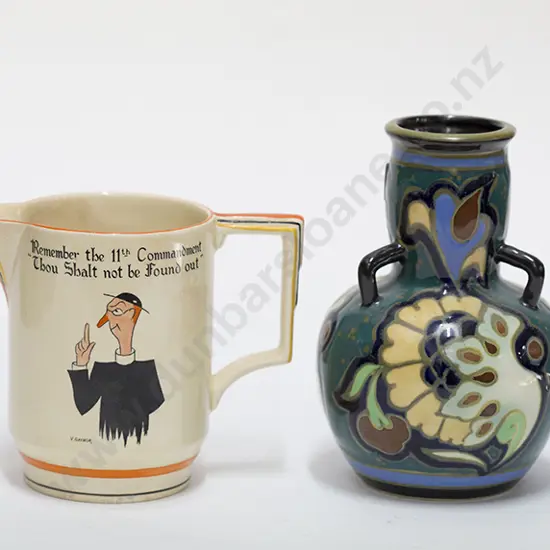 Ashworth Bros Deco Jug & Gouda Style Vase (2)