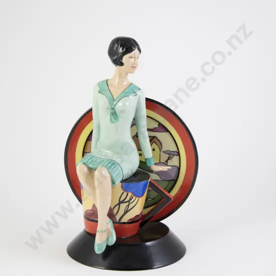 Modern Ltd Ed Young Clarice Cliff Figurine